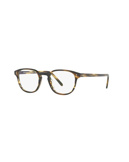 Oliver Peoples Black Ov5219 Fairmont 1003 Optical Frames Acetate Transparent Cat Eye Normal for men