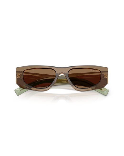 Prada Black Pr B19S 29E90F Sunglasses Acetate Pillow Normal for men