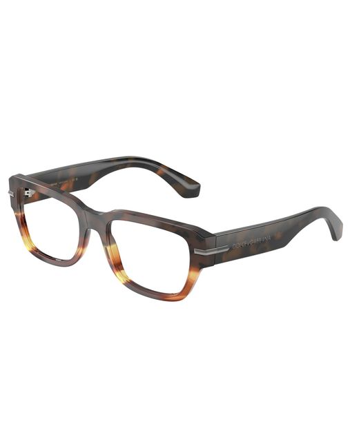 Dolce & Gabbana Black Dg3408 3438 Optical Frames Acetate Transparent Squared Normal for men