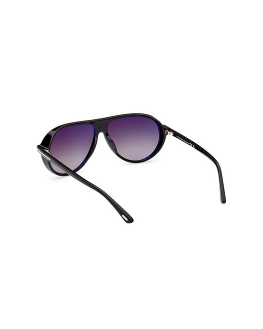 Tom Ford Pilot-frame Sunglasses Black for men