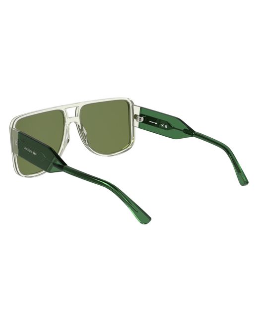 Lacoste Green L6056S 315 Sunglasses Acetate Squared Normal