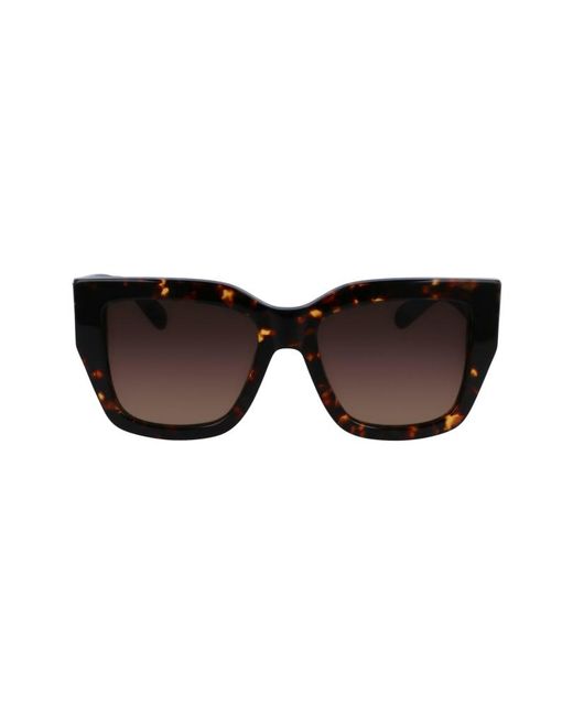 Ferragamo Black Sf1104S 242 Sunglasses Acetate Squared Normal Shaded