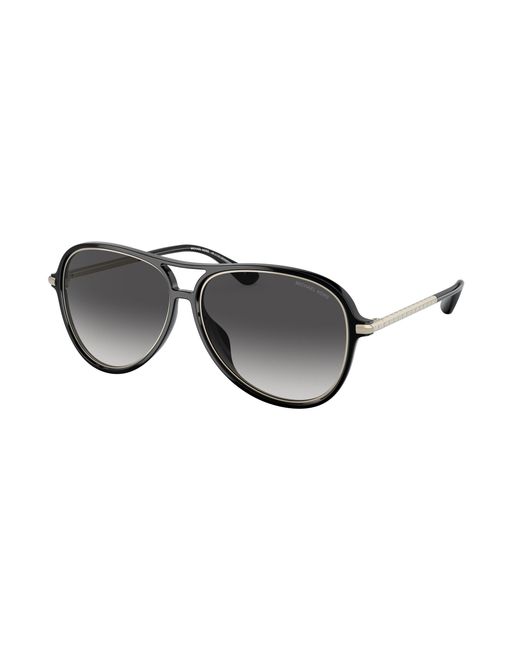 Michael Kors Black Mk2176U Breckenridge 30058G Sunglasses Injected Pilot Normal Shaded