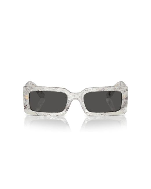 Dolce & Gabbana Black Dg4416 342887 Sunglasses Acetate Squared Normal