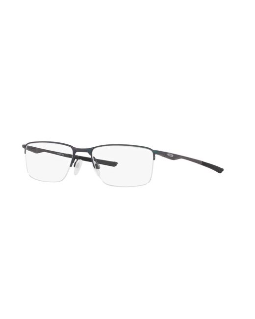 Oakley Black Ox3218 Socket 5.5 321812 Optical Frames Metal Transparent Squared Normal for men