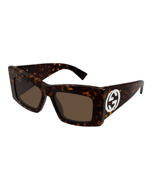 Gucci Black Gg1842S 002 Sunglasses Acetate Butterfly