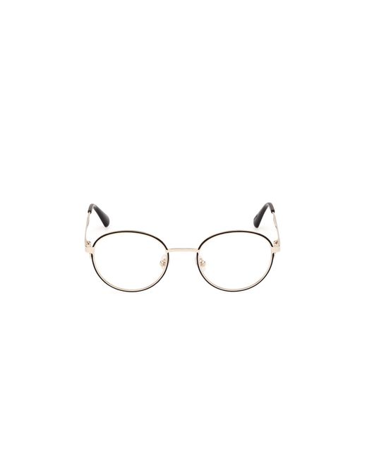 MAX&Co. Black Mo5138 005 Optical Frames Metal Round Normal