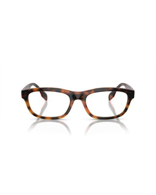 Burberry Black Be2385U 3002 Optical Frames Injected Transparent Geometric Normal for men
