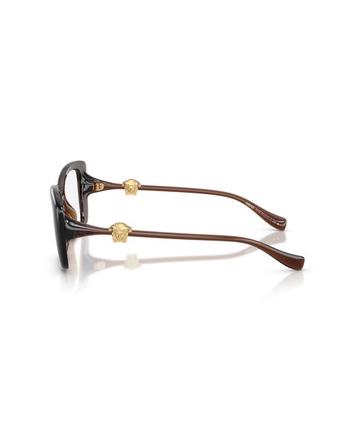 Versace Black Ve3385U 5547 Optical Frames Injected Squared Normal