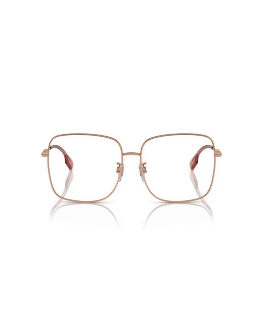 Burberry Black Be1378D Quincy 1337 Optical Frames Steel Transparent Squared Normal