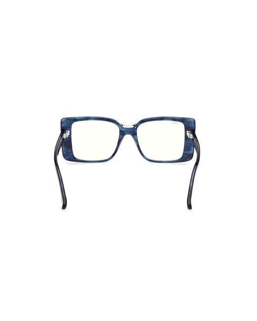 Max Mara Black Mm5231-B 092 Optical Frames Acetate Squared Normal