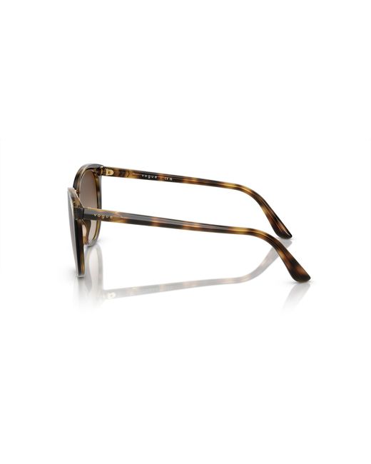 Vogue Eyewear Black Vo5230S W65613 Sunglasses Nylon Butterfly Normal Shaded