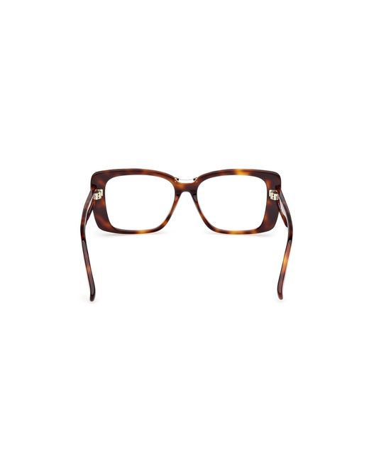 Max Mara Black Mm5208 052 Optical Frames Acetate Butterfly Normal