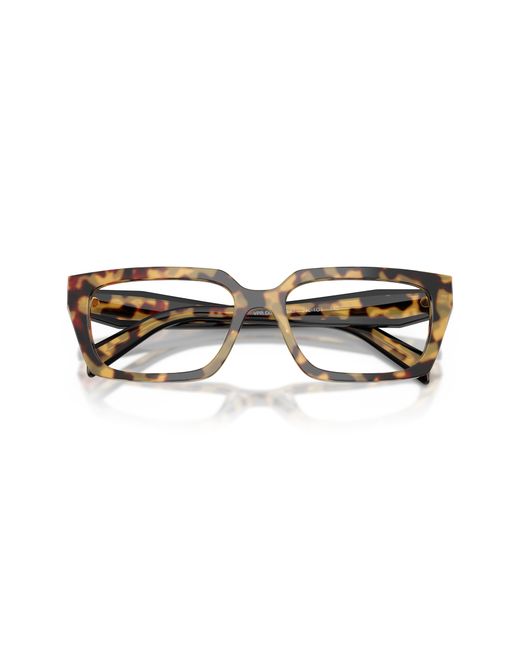 Prada Black Pr D05V 24L1O1 Optical Frames Acetate Transparent Squared Normal