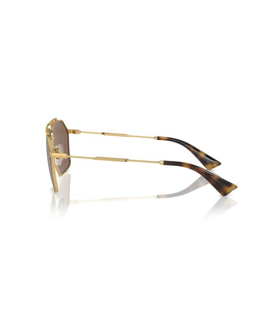 Dolce & Gabbana Black Dg2303 02/73 Sunglasses Metal Pilot Normal for men