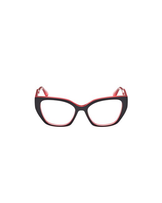 MAX&Co. Black Mo5129 005 Optical Frames Acetate Cat Eye Normal