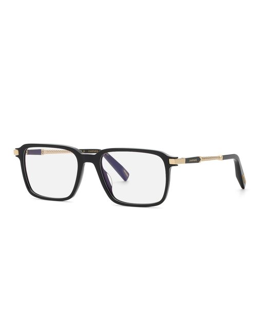 Chopard Black Vch426 700 Optical Frames Acetate Squared for men
