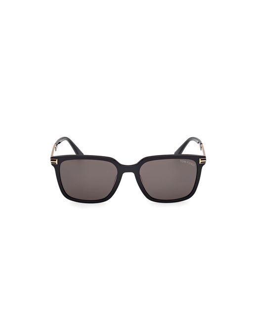 Tom Ford Black Ft1183 Jochem 01A Sunglasses Acetate Smoke Squared Normal for men