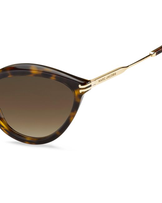 Marc Jacobs Black Mj 1004/S Wr9/Ha Sunglasses Acetate Cat Eye Shaded