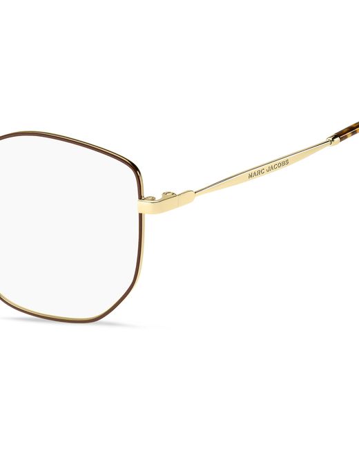 Marc Jacobs Black Marc 741 06J Optical Frames Metal Geometric