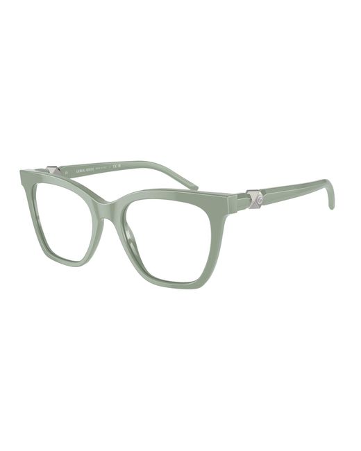 Giorgio Armani Black Ar7238 6125 Optical Frames Acetate Transparent Cat Eye Normal