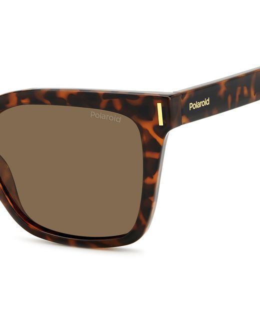 Polaroid Black Pld 6192/S 086/Sp Sunglasses Plastic Squared Polarized