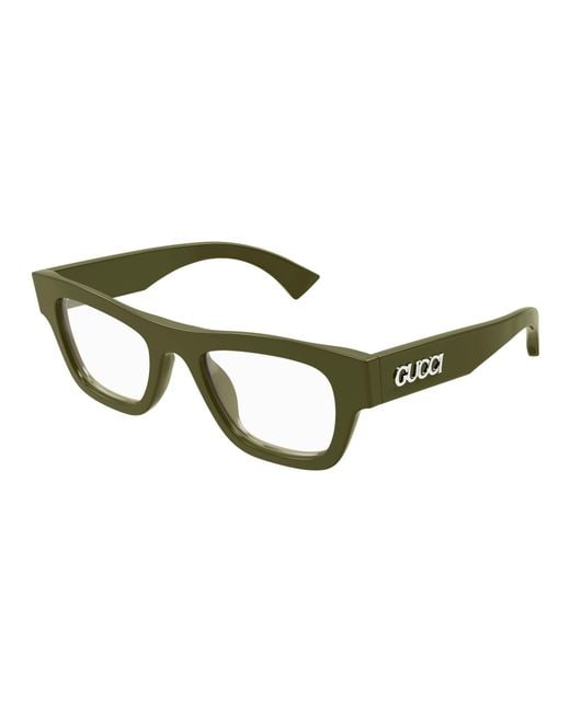 Gucci Black Gg1840O 008 Optical Frames Acetate Transparent Squared for men
