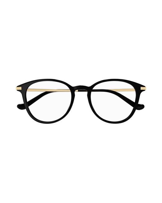 Gucci Black Gg1466Oa 001 Optical Frames Acetate Transparent Round