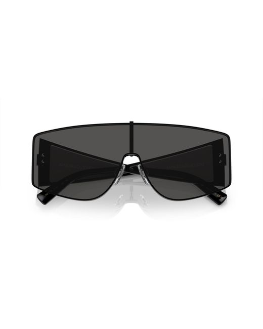 Dolce & Gabbana Black Dg2305 01/87 Sunglasses Metal Squared Normal for men