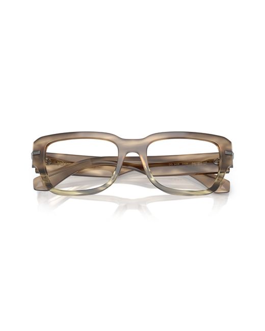Dolce & Gabbana Black Dg3408 3439 Optical Frames Acetate Transparent Squared Normal for men