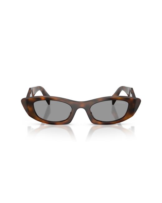 Prada Black Pr B16S 20D50Q Sunglasses Acetate Round Normal