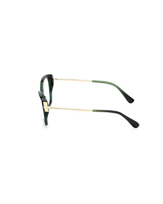 Max Mara Black Mm5117 001 Optical Frames Acetate Cat Eye Normal