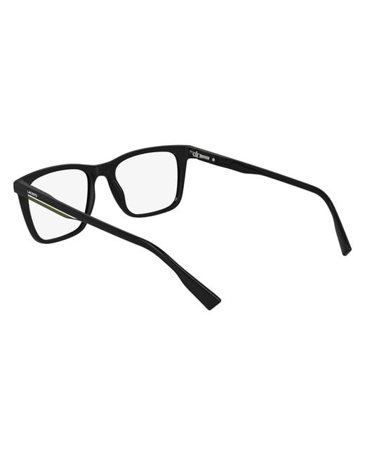 Lacoste Black L2960 001 Optical Frames Bio-Inject Squared Normal for men