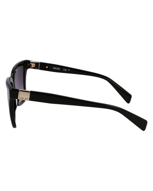 Liu Jo Black Lj803S 001 Sunglasses Acetate Squared Normal