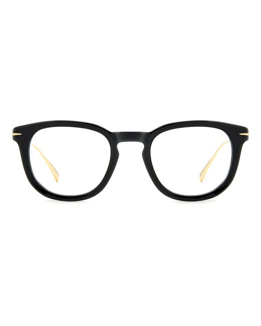David Beckham Black Db 7122 2M2 Optical Frames Acetate Squared for men