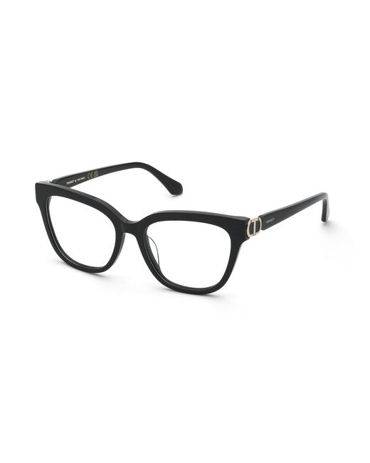 Twinset Black Vtw083 700 Optical Frames Acetate Squared