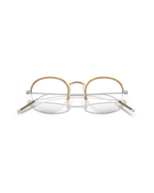 Oliver Peoples Black Ov1290T Tk-6 5036 Optical Frames Titanium Transparent Round Normal