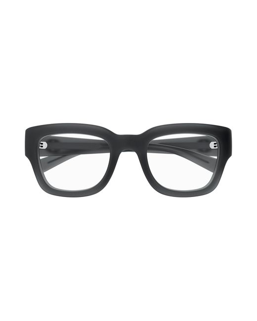 Gucci Black Gg1788O 001 Optical Frames Injected Transparent Squared for men