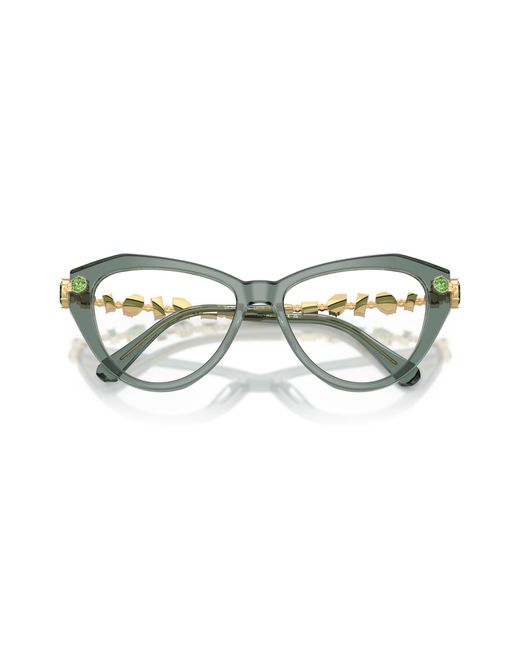Swarovski Black Sk2047 1043 Optical Frames Acetate Cat Eye Normal