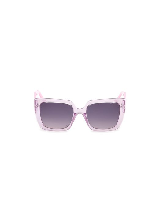 Guess Purple Gu00200 78Z Sunglasses Injected Squared Normal