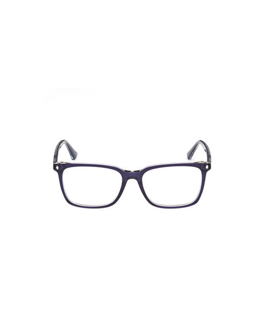 Web Black We5401 090 Optical Frames Acetate Squared Normal for men