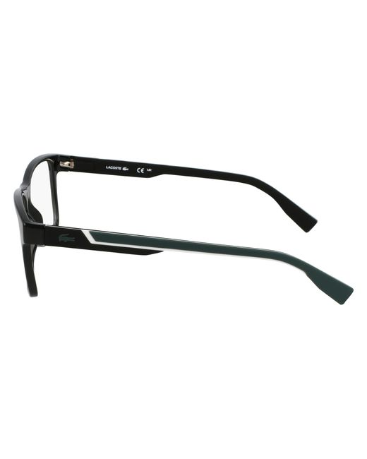Lacoste Black L2707Mag-Set 001 Optical Frames Bio-Inject Squared Normal for men