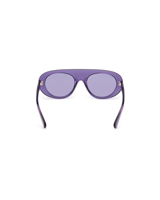 MAX&Co. Black Mo0148 81Y Sunglasses Injected Round Normal
