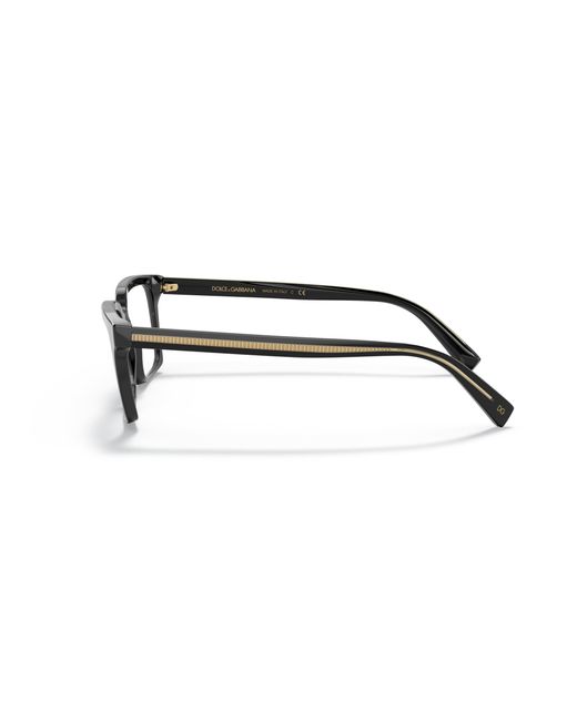Dolce & Gabbana Black Dg3337 501 Optical Frames Plastic Squared for men