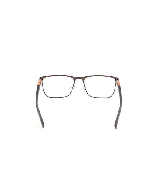 Timberland Black Tb50002 009 Optical Frames Metal Squared Normal for men
