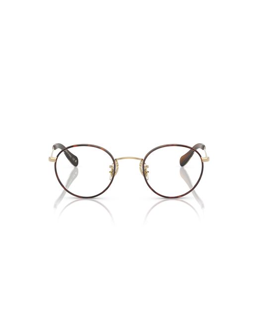 Oliver Peoples Black Ov1352 Coleridge Ii 5063 Optical Frames Metal Transparent Pantos Normal for men
