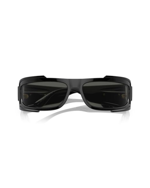 Versace Black Ve4446 Gb1/87 Sunglasses Nylon Squared Normal for men
