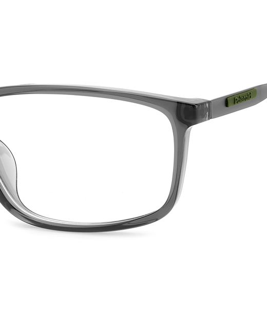 Polaroid Black Pld D535/G Kb7 Optical Frames Bio Polyamide Squared for men