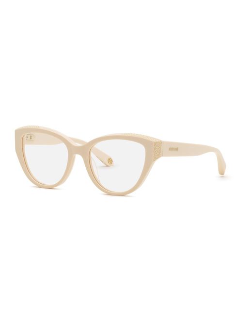 Roberto Cavalli Black Vrc146M 09X7 Optical Frames Acetate Butterfly