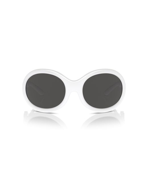 Dolce & Gabbana Black Dg6201 331287 Sunglasses Injected Round Normal